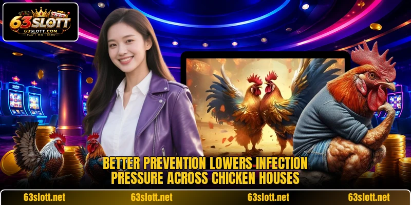 Better prevention lowers infection pressure across chicken houses
