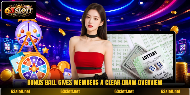 Bonus Ball gives members a clear draw overview