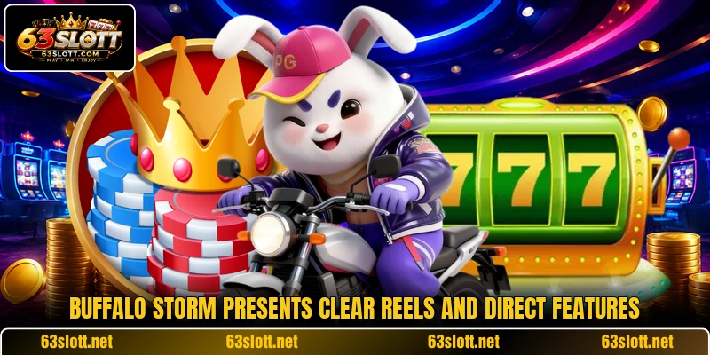 Buffalo Storm presents clear reels and direct features