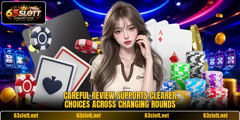 Careful review supports clearer choices across changing rounds