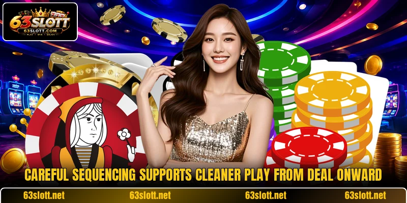 Careful sequencing supports cleaner play from deal onward