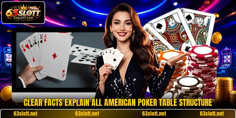 Clear facts explain all american poker table structure