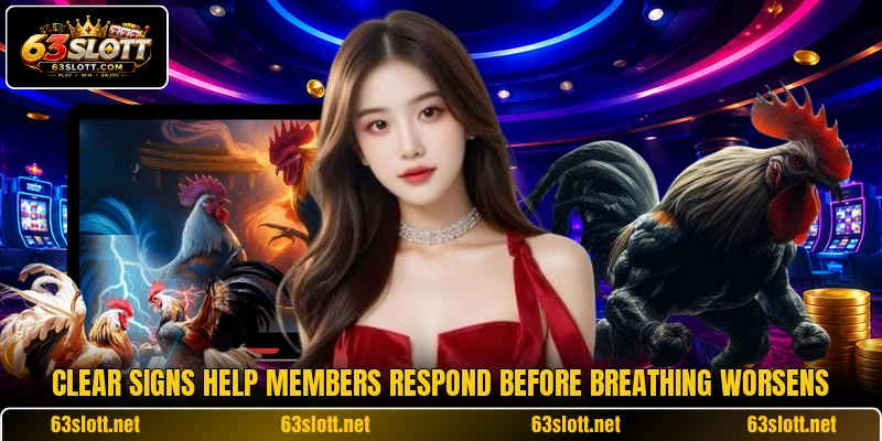 Clear signs help members respond before breathing worsens Clear signs help members respond before breathing worsens