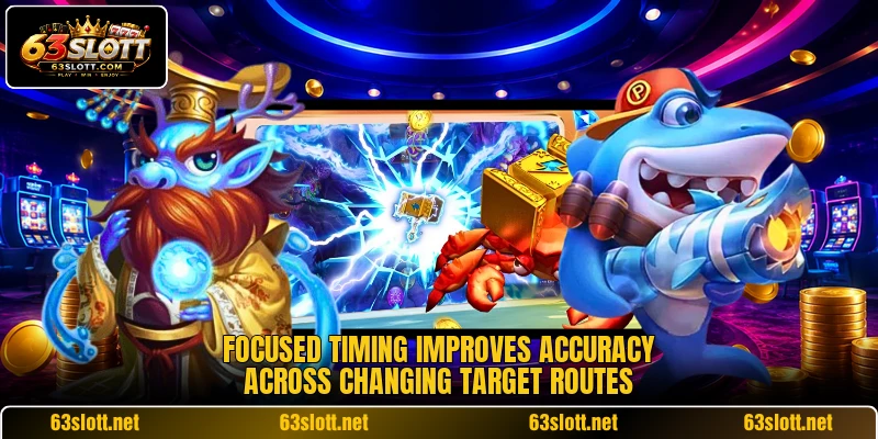 Focused timing improves accuracy across changing target routes