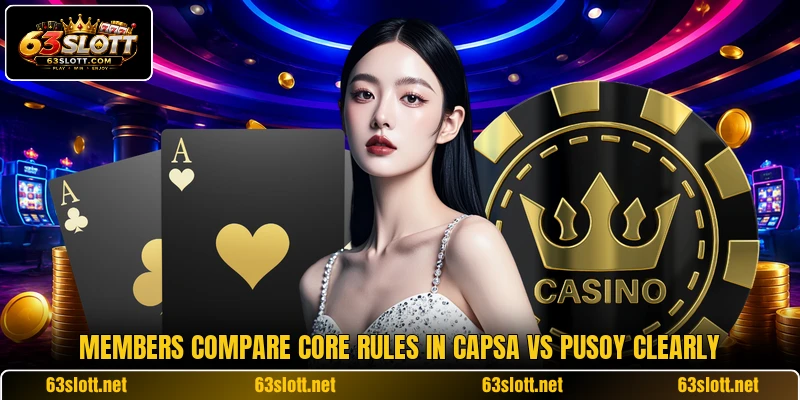 Members compare core rules in capsa vs pusoy clearly