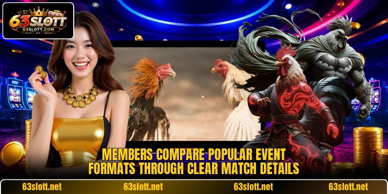 Members compare popular event formats through clear match details