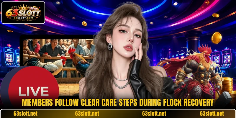 Members follow clear care steps during flock recovery