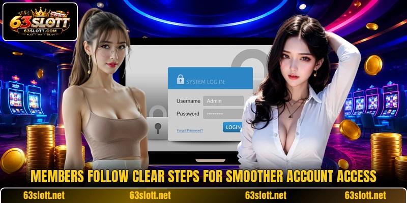 Members follow clear steps for smoother account access