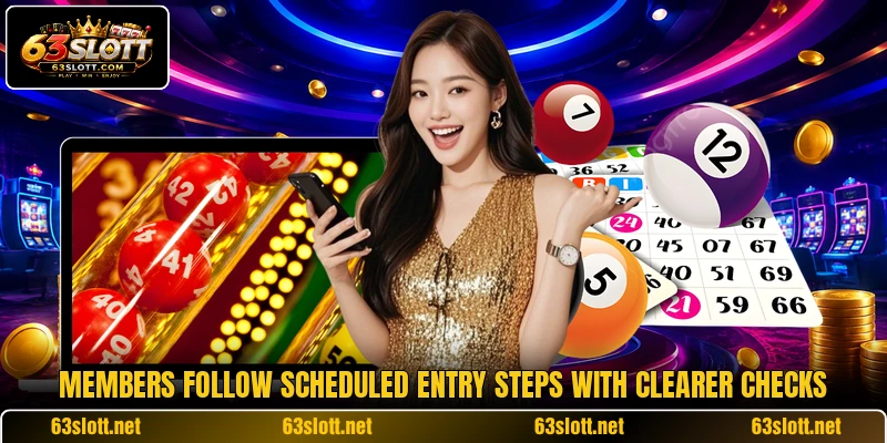 Members follow scheduled entry steps with clearer checks