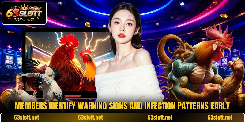 Members identify warning signs and infection patterns early