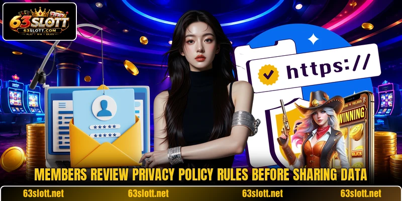 Members review privacy policy rules before sharing data