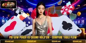 Pai Gow Poker Vs Casino Hold'em - Compare Table Flow