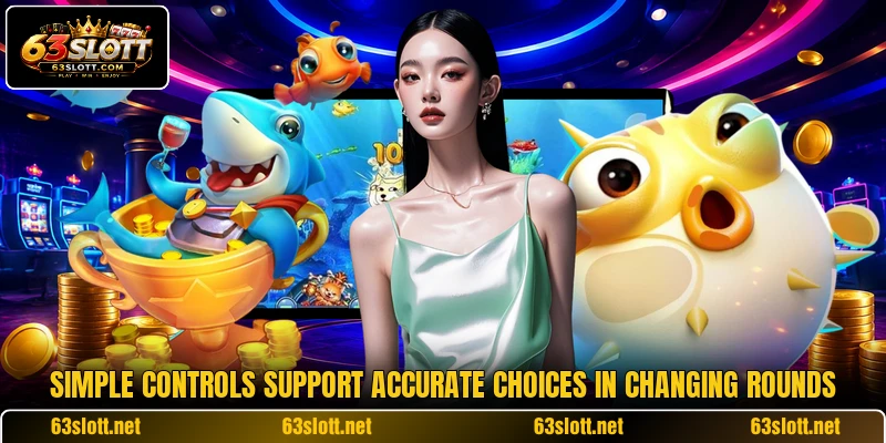 Simple controls support accurate choices in changing rounds