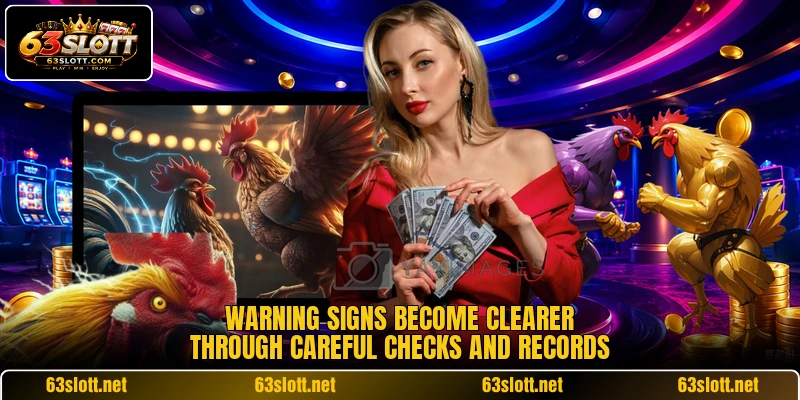 Warning signs become clearer through careful checks and records
